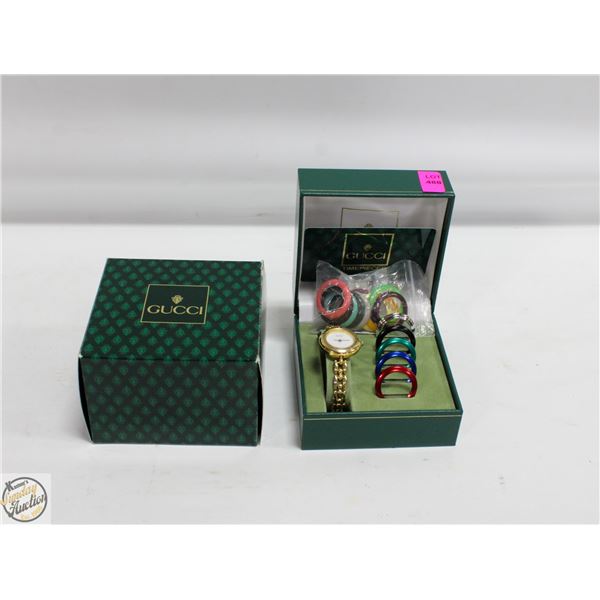 GUCCI LADIES WATCH - FACE IS SCRATCHED