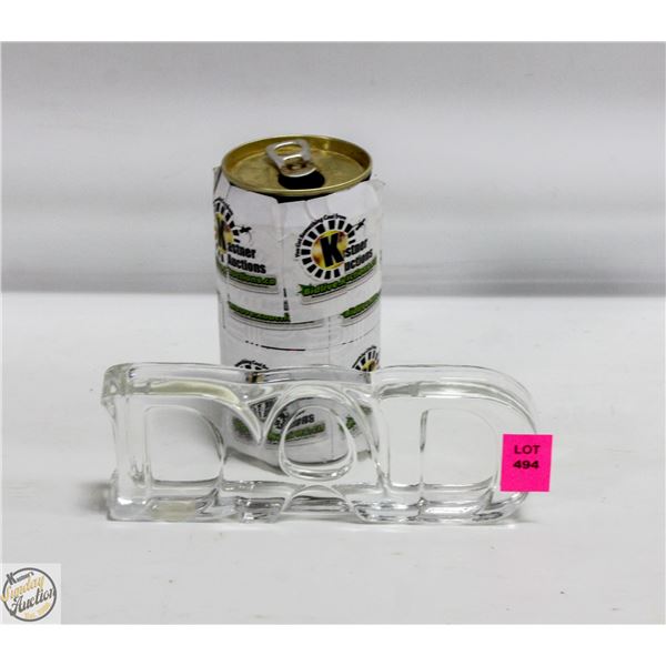 ESTATE PRINCESS HOUSE GLASS DAD ORNAMENT