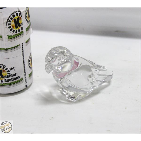ESTATE 24% LEAD CRYSTAL BIRD