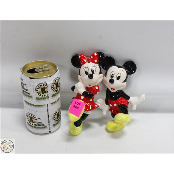 ESTATE PAIR OF VINTAGE MICKEY AND MINNIE MOUSE