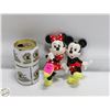 Image 1 : ESTATE PAIR OF VINTAGE MICKEY AND MINNIE MOUSE