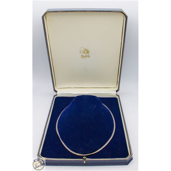 MENS 13GRAM 925 STAMPED SILVER LINK CHAIN