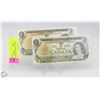 Image 1 : TWO 1973 ONE DOLLAR SEQUENTIAL BILLS