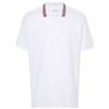 Image 1 : BRAND NEW BURBERRY CHECK COLLAR POLO MEDIUM WHITE