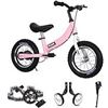Image 1 : NEW BALANCE BIKE 2-IN-1 14 INCH BIKE PINK