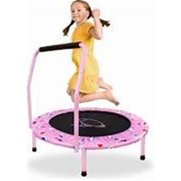 NEWLY ASSEMBLED 38" TRAMPOLINE KIDS FOLDING SHARK