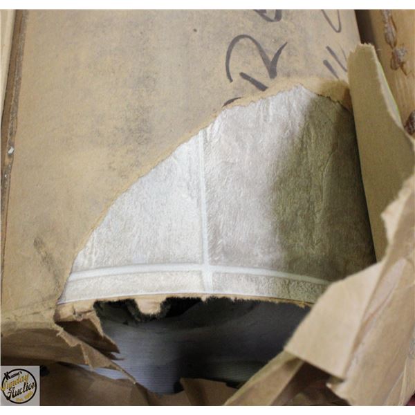 ROLL OF ARMSTRONG LINOLEUM BEIGE 12’ X 145’