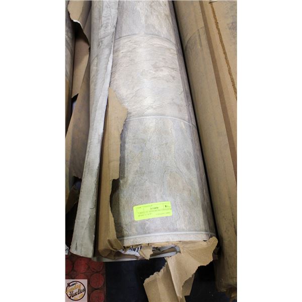 ROLL OF ARMSTRONG LINOLEUM BEIGE 12’ X 99’