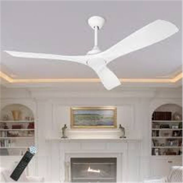 BRAND NEW DEPULEY OUTDOOR CEILING FAN W LIGHT 52"