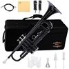 Image 1 : NEW W/BOX GLORY BB TRUMPET W/CASE & GLOVES BLACK