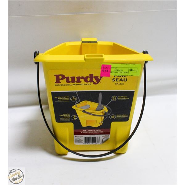 PURDY PAIL PAINTING TOOL BUCKET
