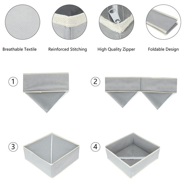 NEW 16PK CYFAZA DRAWER ORGANIZER STORAGE