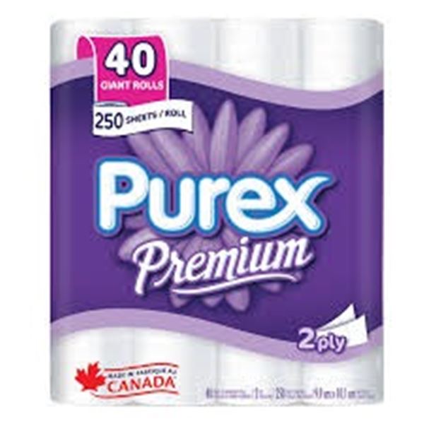 40 X 250 SHEETS PUREX PREMIUM TOILET PAPER