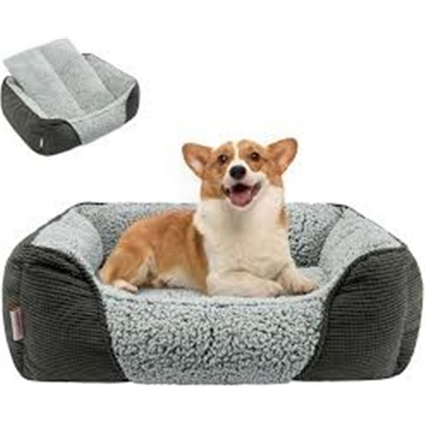 NEW MIGUEL WASHABLE DOG BED W REMOVABLE CUSHION