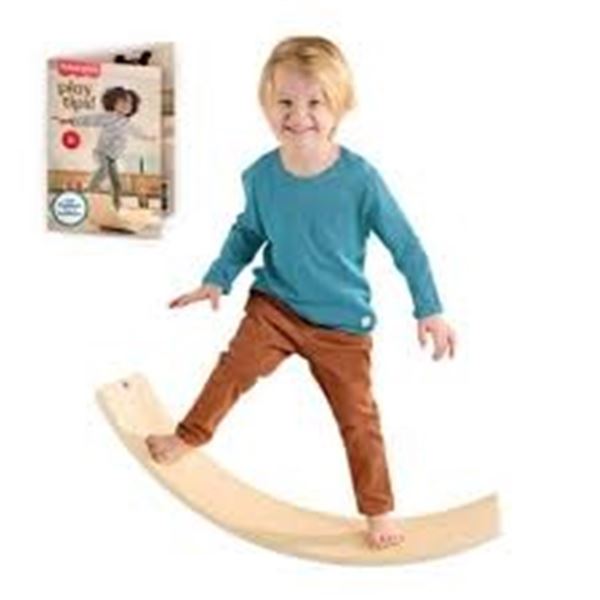 NEW FISHER-PRICE WOODEN MONTESSORI BALANCE BOARD