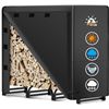 Image 1 : BRAND NEW 4FT ZETTUM FIREWOOD LOG RACK WITH COVER