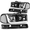 Image 1 : NEW DNA MOTORING 4PCS LED DRL STRIP HEADLIGHTS