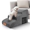 Image 1 : NEW POCBLUE DOG STAIRS FOR BED 15.7" 3 STEPS