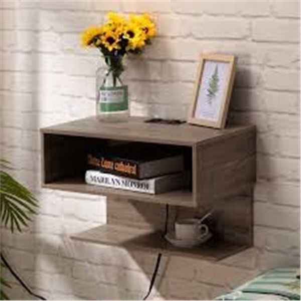 BRAND NEW ALIMORDEN FLOATING NIGHTSTAND WALL SHELF