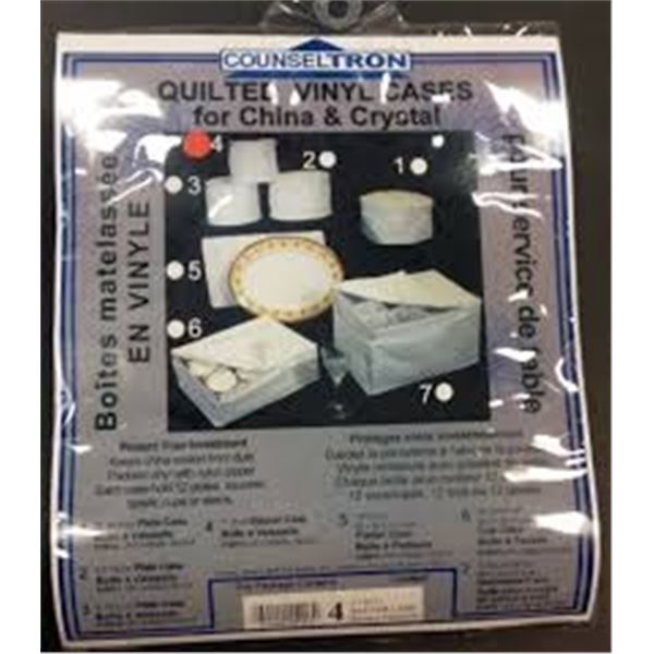NEW COUNSELTRON QUILTED VINYL CASES FOR CHINA
