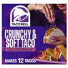 Image 1 : 10 X 370G TACO BELL CRUNCHY & SOFT TACO DINNER KIT