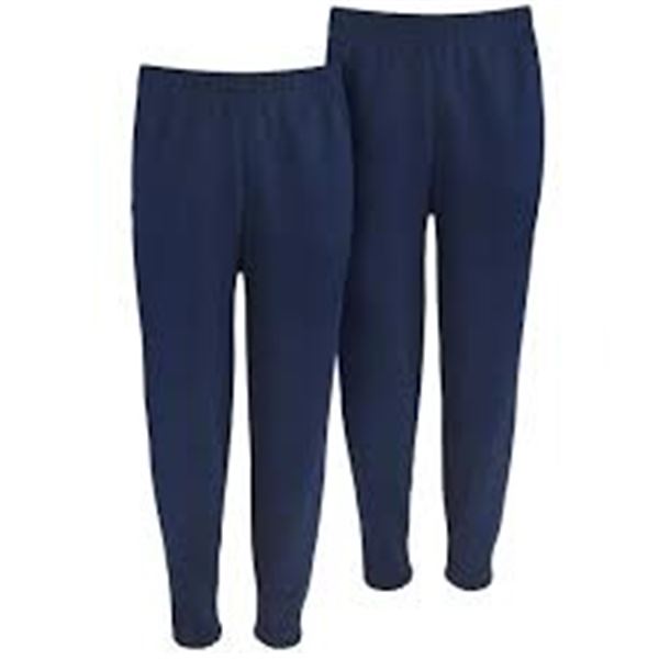 NEW YOUNG 2PK FLEECE JOGGERS NAVY BLUE FOR KIDS