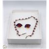 Image 1 : VINTAGE LADIES NECKLACE AND EARRING SET
