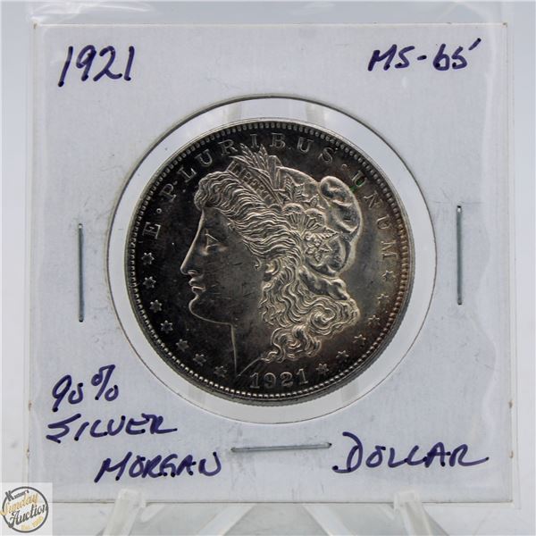 1921 90% SILVER MORGAN DOLLAR