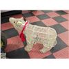 Image 1 : CHRISTMAS LIGHT UP POLAR BEAR 40” LONG