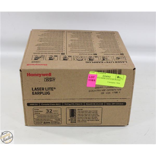 NEW BOX LASER LITE EAR PLUGS