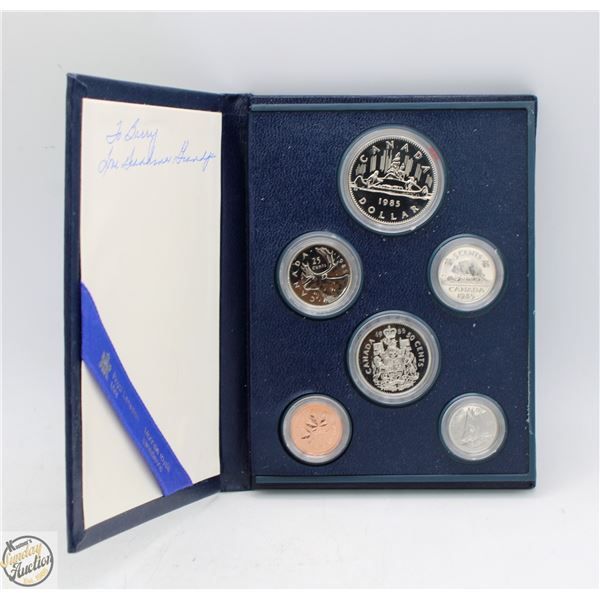 1985 CANADA SPECIMEN COIN SET BOOKLET