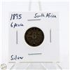 Image 1 : 1895 SILVER SOUTH AFRICA 6 PENCE COIN
