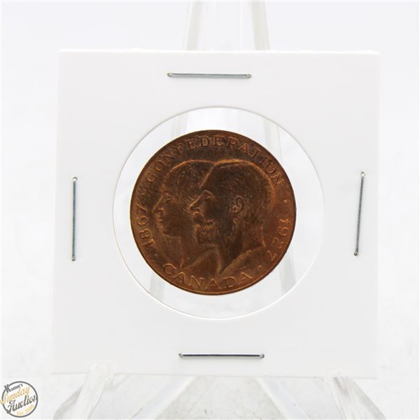 1867-1927 CONFEDERATION OF CANADA MEDALLION