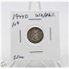 Image 1 : 1944D SILVER USA/PHILIPPINES 10 CENTAVOS COIN