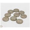 Image 1 : LOT OF 9 OLD USA INDIAN HEAD/BUFFALO NICKELS