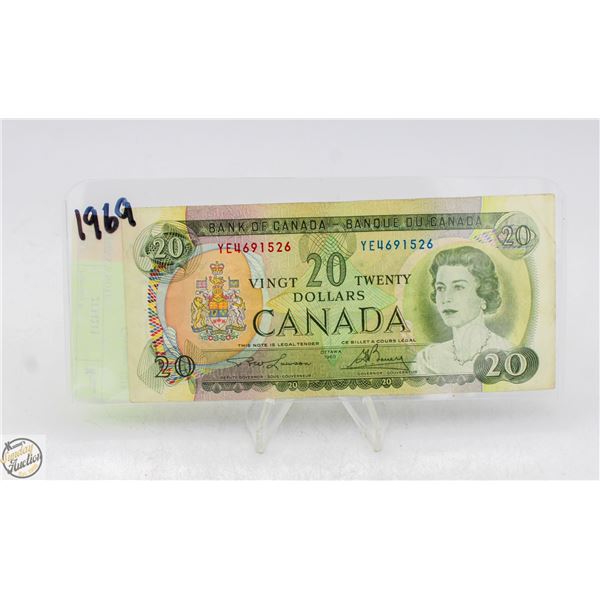 1969 $20 NOTE