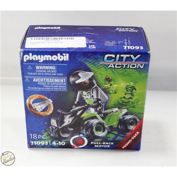 NEW PLAYMOBIL QUAD RACING