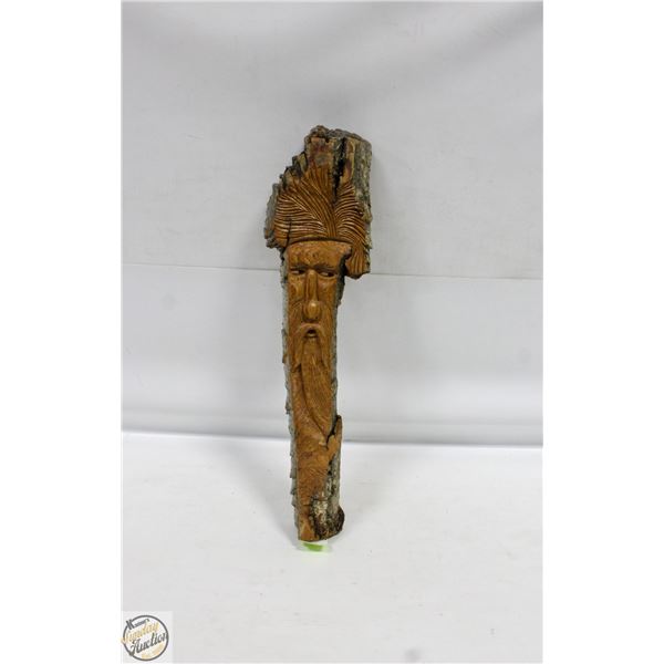 ESTATE CUSTOM MADE L-15.75" HAND CARVED WOODEN