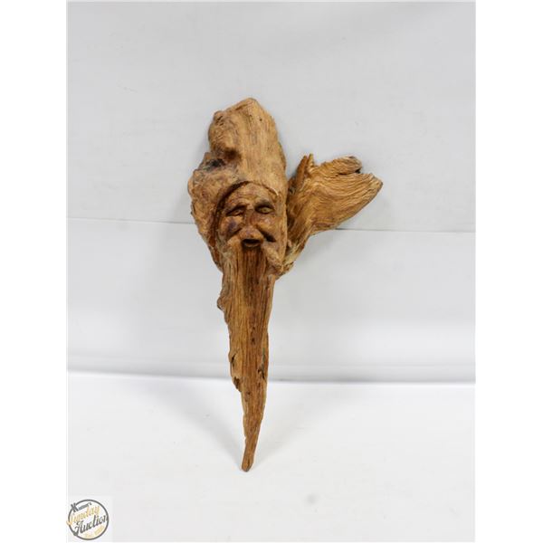 ESTATE CUSTOM MADE L-15" HAND CARVED WOODEN