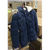 Image 1 : NAUTICA WOMENS MICROFIBER PARKA DOWN COAT NAVY XS