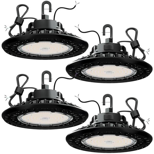 BRAND NEW 4PK LED HIGH BAY LIGHT LED SHOP LIGHTS