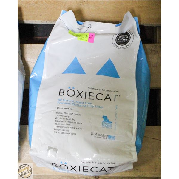 28LBS BOXIECAT PREMIUM CLUMPING CLAY LITTER