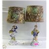 Image 1 : PAIR OF ESTATE CERAMIC LAMPS "ADAM+EVE" IMMITATION