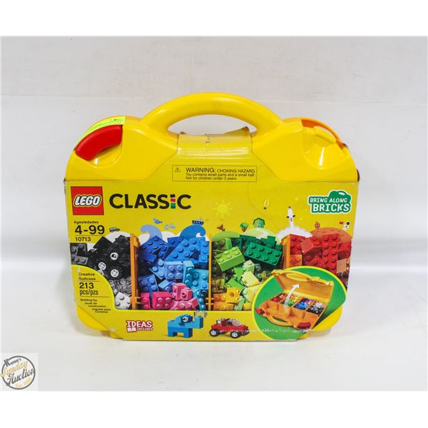 NEW LEGO CLASSIC SUITCASE 213 PC