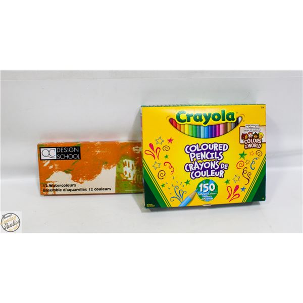 NEW 2 ITEMS DESIGN SCHOOL 12 WATERCOLOR