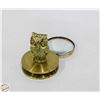 Image 1 : VINTAGE OWL BRASS/METAL PAPERWEIGHT