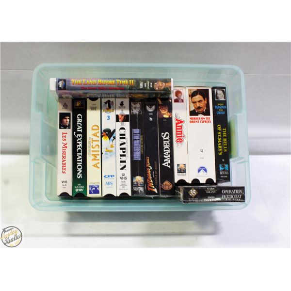 LOT OF VARIOUS VHS TAPES