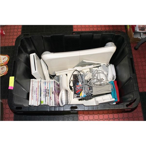 LARGE NINTENDO WII LOT CONSOLE+ACCESSORIES