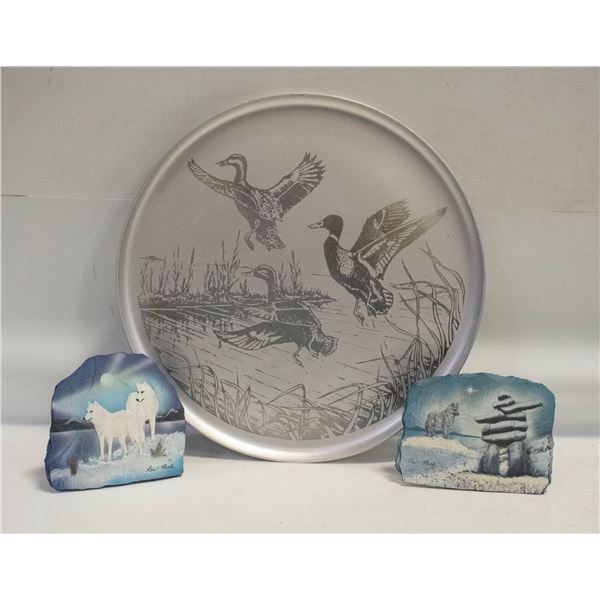 CANADIAN GOOSE SOLID METAL SERVING