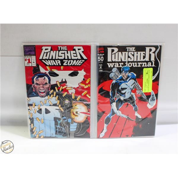 LOT OF 2 PUNISHER COMICS # 1 & 50